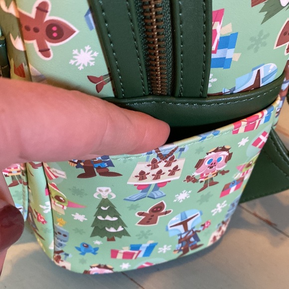 NWT Star Wars Mandalorian Christmas Loungefly - Picture 7 of 14